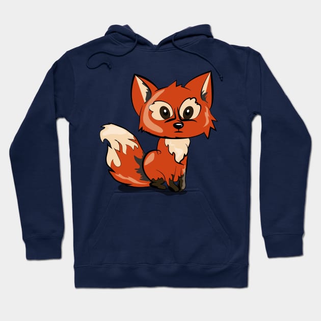 Cartoonish Fox Hoodie by PolygoneMaste